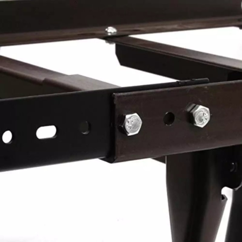 bedCLAW 13" Steel Bed Frame Extension Rails, 1.5"x1.5", Set of