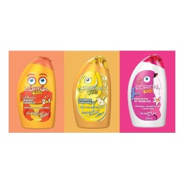 Shampoo L'oréal® Kids Manzanilla, Mango, Framb 3pzs De 265ml