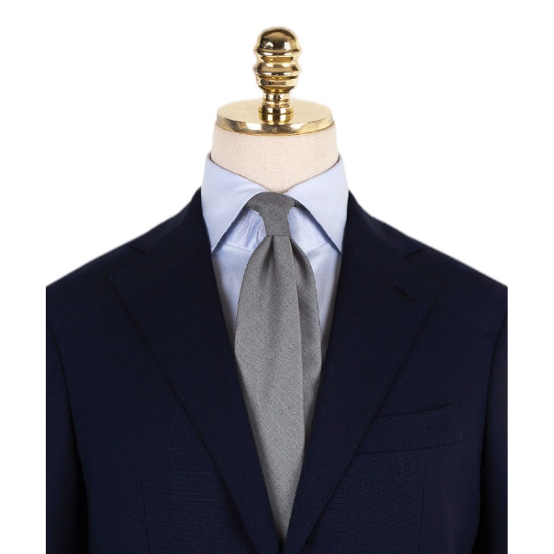 Mannergram Premium Wool Tie Gray
