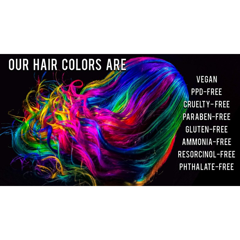 MANIC PANIC Shocking Blue Hair Dye Classic 2 Pack