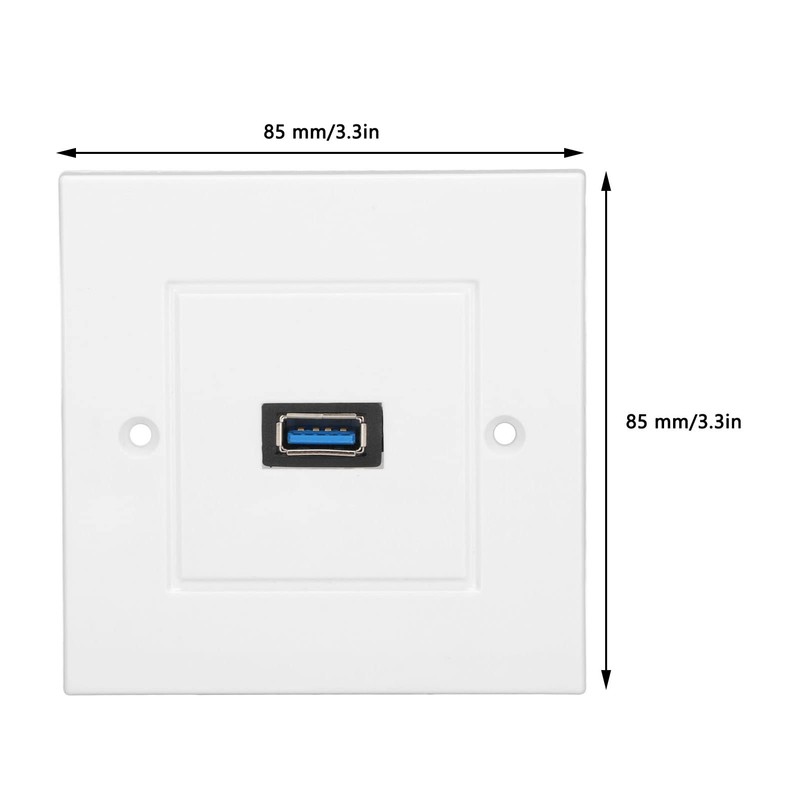 1 USB 3.0 A Wall Plate, USB Wall Charger Outlet