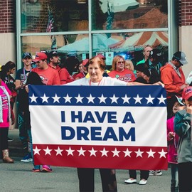 Mlk Martin Luther King Day Welcome Party Outdoor Outside Decorations Picks Home House Garden Yard Decor 3 X 5 Ft Large Flag