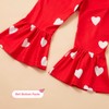 Girls Clothes Set Valentine's Day Outfits Gifts for Toddler Baby