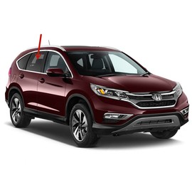 Passenger Right Side Rear Door Window Door Glass Compatible with Honda CR-V 2012-2016 Models