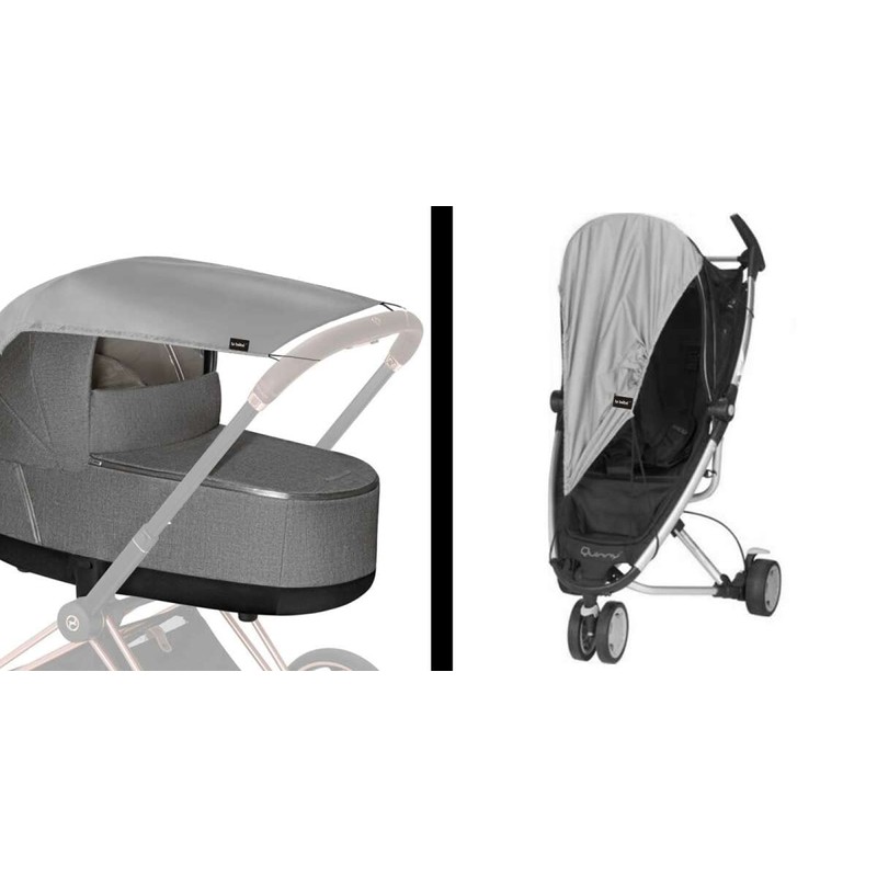 Universal Flexible Sun Canopy with UV Protection, Latte Colour Pram
