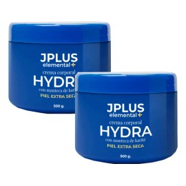 Pack2 Crema Corporal Jplus Hydra - Suaviza La Piel 500g
