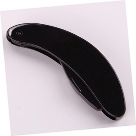 BIUDECO 4pcs Folding Eyebrow Comb Curved Handle Steel Eyebrow Comb Plastic Handle for Brow Grooming Beauty Tools