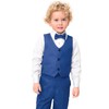 Lilax Boys Formal 4 Piece Dress Shirt, Pants and Tie