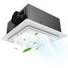 Gopper 12" Ultra Quiet Bathroom Exhaust Fan with 6500K LED