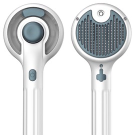 Qerilo Cat Steam Brush for Indoor Cats – 3-in-1 Grooming Tool with Water Spray, Self-Cleaning Hair Comb for Long & Short Haired Cats and Dogs