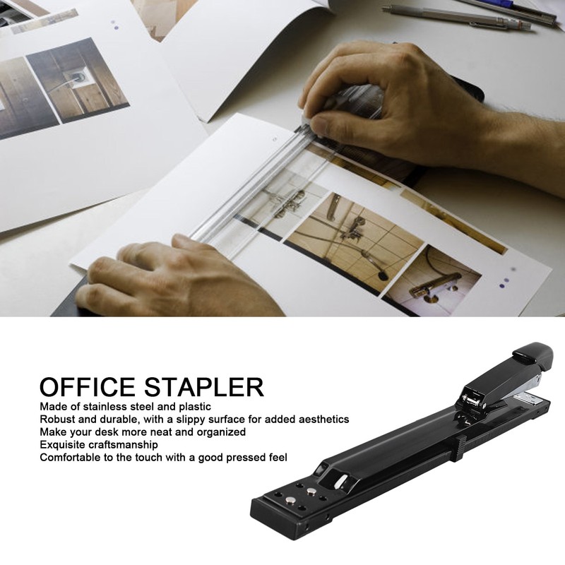 Long Arm Stapler Durable Stainless Steel Long Reach Stapler for