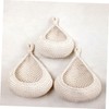 LABRIMP 1set Handwoven Teardrop Hanging Basket for Fruits and Vegetables