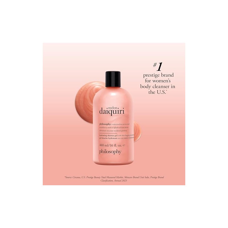 Melon Daiquiri Hydrating Shower Gel by Philosophy for Unisex -