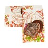 Caspari Turkey and Berries Guest Towel Napkins 15 per pack