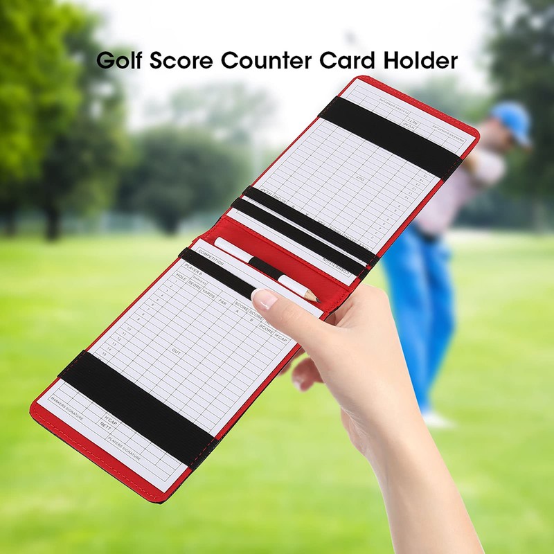 Dwawoo Golf Counter Card, Golf Score Keeper Card, Golf Scorecard