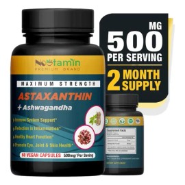 Astaxantina Withania Somnifera Piel Radiante Cero Estrés 60