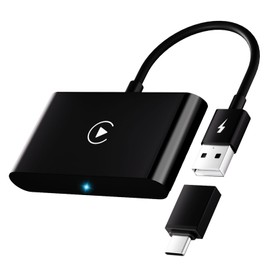 Wireless Carplay Adapter,Wireless Apple Carplay Dongle Adapter,Car Apple Carplay Bluetooth Adapter,Plug & Play 5GHz WiFi Online Update,Low Latency,Easy to Install,Support Newest iOS 16