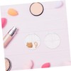KONTONTY Portable Liquid Foundation Palette Acrylic Makeup Tray for Personal