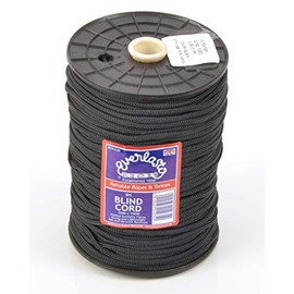 Everlasto Black Nylon Blind Cord - 2.5mm x 100M