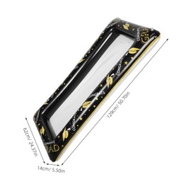 KOMBIUDA Inflatable Ice Bar Large Capacity Floating Pool Cooler PVC Material BBQ Drink Holder Pool Party Supplies Outdoor Event Accessory