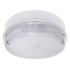 Round 18w LED Ceiling Light IP65 6500k Bright Daylight Surface Mount Bulkhead 0832F