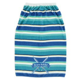 Marushin 0625012300 SUN HEART Wrap Towel, For Kids, Girls, Boys, Pool Towel, Swimming, Sea, UV Protection Treatment
