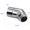 ZUJIACUN Handheld Shower Head Elbow Adapter G1/2" Shower Connector 45