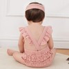 Engofs Boho Rainbow Baby Girl Clothes Newborn Infant Ruffled Sleeveless