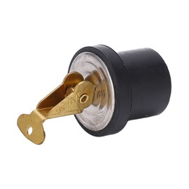 Mrisata 1/2” Boat Drain Plug, Marine Drain Plug 19mm Compression Drain Plug Brass Screw Type Rubber Boat Yacht Marine Accessories, Compression Drain Plug Boat Brass Drain Plug (7/8 inch (2974B2))