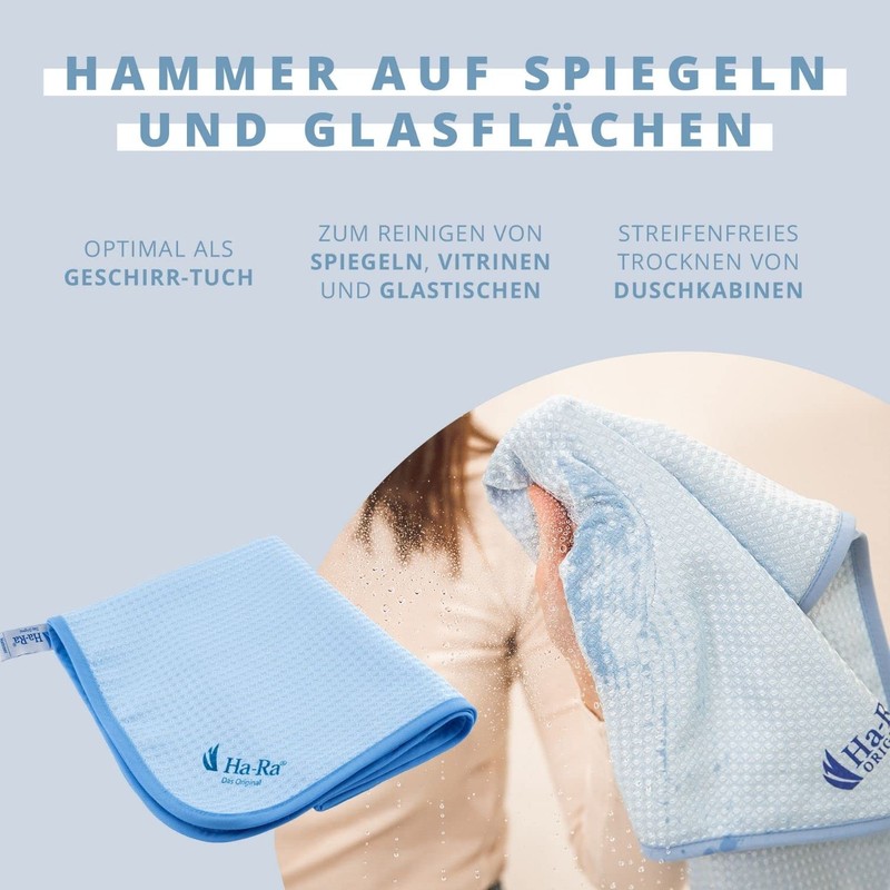 Ha-Ra Window Cleaning Set, Concentrated Full Care 500 ml, Hammer