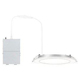 LEDVANCE 6" Night Ring Recessed Ceiling Downlight with Night Light, 12W, Recessed Lighting with 5 CCT (2700K/3000K/3500K/4000K/5000K), 1000 LMS, 90 CRI, Energy Star, Damp Rated - 1 Pack (65793)