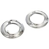 Nippon Chuko F5-402 Nail Type Eyelets, Small, Nickel, Set of