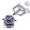 Bicycle Pedals, ERYUE Bicycle Pedals Colourful Cycling Road Bike Pedals