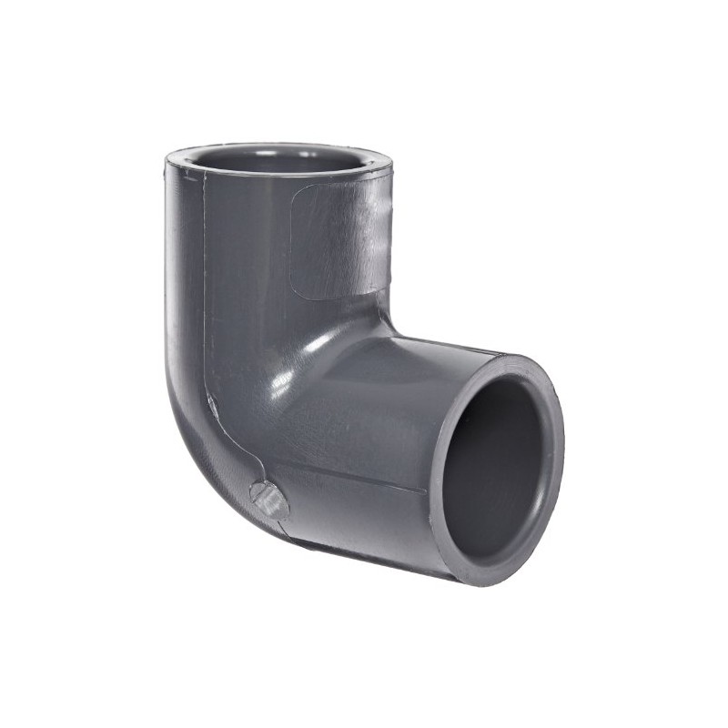 Spears 806 Series PVC Pipe Fitting, 90 Degree Elbow, Schedule