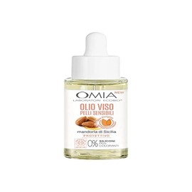 Omia, Facial Oil for Sensitive Skin with Sicily Almond, Soothing Facial, Moisturising and Protective, Vegan and Dermatologically Tested, 30ml