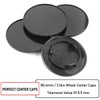 RhinoTuning 4 PCS 80.4 mm Wheel Center Caps Compatible With