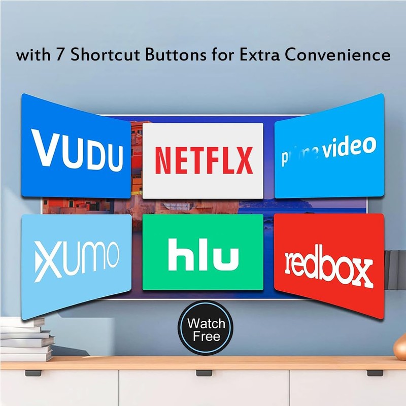 Universal Remote Control XRT140 Compatible for All VIZIO Smart TV