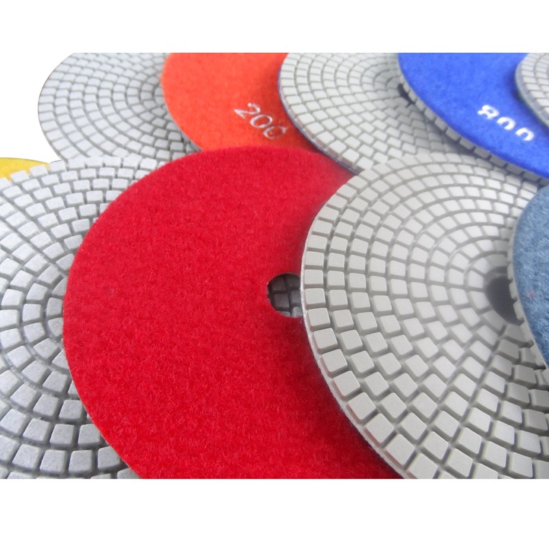 Konfor 125mm Diamond Polishing Pad Stone Polishing Pad Disc for