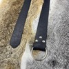 HiiFeuer Medieval Embossed PU Leather O Ring Belt, Retro Renaissance