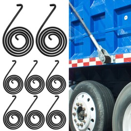Datanly 8 Pack Spiral Torsion Springs for Dump Truck Trailer Side Mount Tarp Systems Universal Flat Coil Spring Heavy Duty Torsion Spiral Spring for Rolling Unrolling Dump Tarp