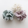 JewelVOX Scrunchie Hair Accessories, Organza, Chiffon, Ruffle, Stylish, Popular, Adult