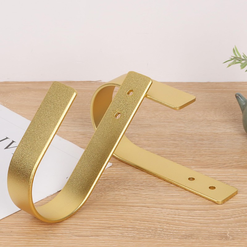 OCIOLI 2 Pack Modern Curtain Holdbacks Curtain Tiebacks Wall Mount