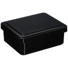 The Eel 爪掛 千筋丼重黒内朱塗 [15.8 x 13 x 6.4 cm] ABS Resin (7 – 550 – 1) Kagurazaka Inn 和食 Charger Restaurant Commercial