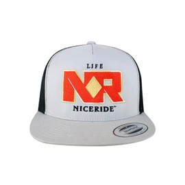 Interesting Trucker Classic Snapback Trucker Baseball Hat Grey/Black