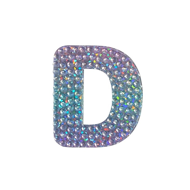 StickerBeans® Alphabets Letter D (2" x 2", Pack of 1)