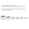Nikou Hex Nuts, 360 Pieces Stainless Steel Nuts with High