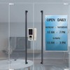 Ludery Acrylic Sign Holder 8.5 x 11, Wall Mount Sign