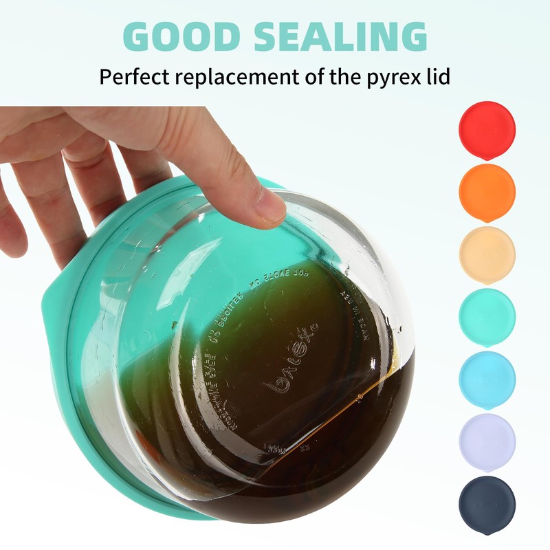 Replacement Lids for Pyrex 7200-PC 2 Cup and 7201-PC 4