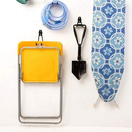 Operitacx 4pcs Bike Hooks for Garage, Heavy Duty Wall Mounted Garage Hooks for Ladders Bicycles Home & Workshop