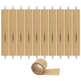 SEELAUGH 10 Pcs Impulse Sealer Replacement Parts for 12 Inch Heat Sealer(5mm Wide), with 16.4 feet Teflon Cloth Strip(38mm Wide), Heat Sealer Replacement Strip for Most Manual 12" Bag Sealers